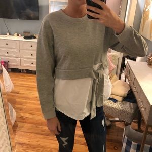 Zara basic collection layered shirt size S